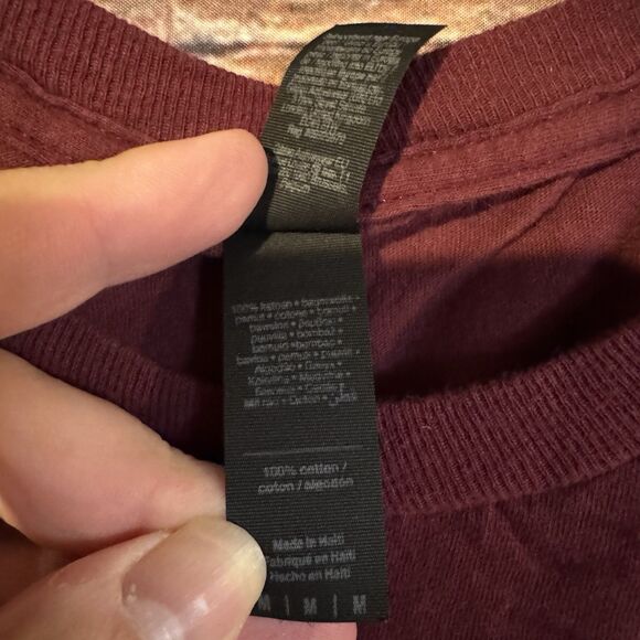 WTAMU Buffaloes M T-Shirt "The Buff Branding" Maroon College Spirit Tee Fan Gear - Picture 4 of 7